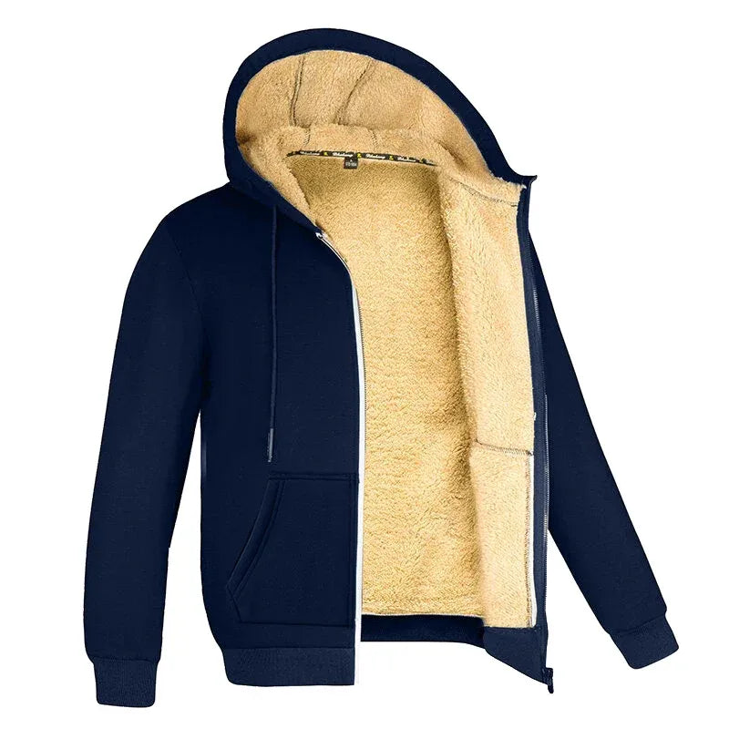 unisex-winterjacke-aus-fleece-mit-kapuze-warm-sportlich-and-kuschelig-fur-kalte-tage-jacke-jlr-design-45938 - JLR Design