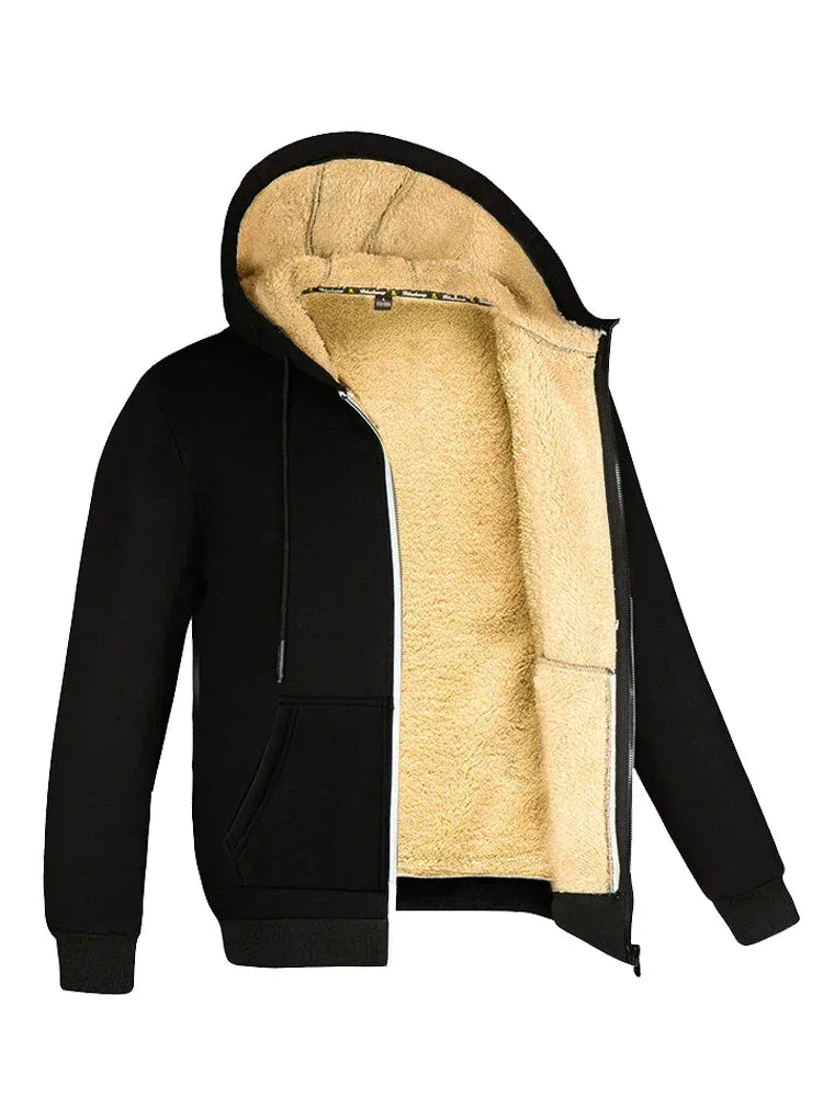 unisex-winterjacke-aus-fleece-mit-kapuze-warm-sportlich-and-kuschelig-fur-kalte-tage-jacke-jlr-design-10174 - JLR Design