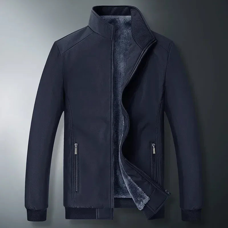 herren-business-fleece-jacke-mit-stehkragen-jacke-jlr-design-1 - JLR Design