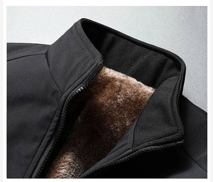 herren-business-fleece-jacke-mit-stehkragen-jacke-jlr-design-11 - JLR Design