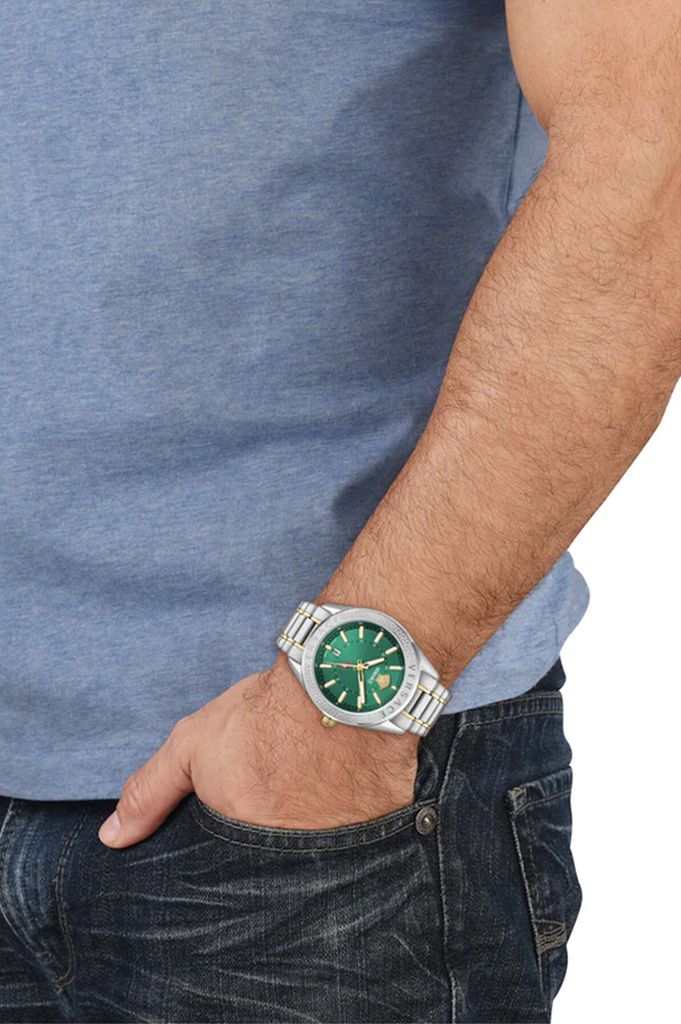 Versace VEAFA0524 V-Code GMT Herrenuhr Markenuhren JLR Design