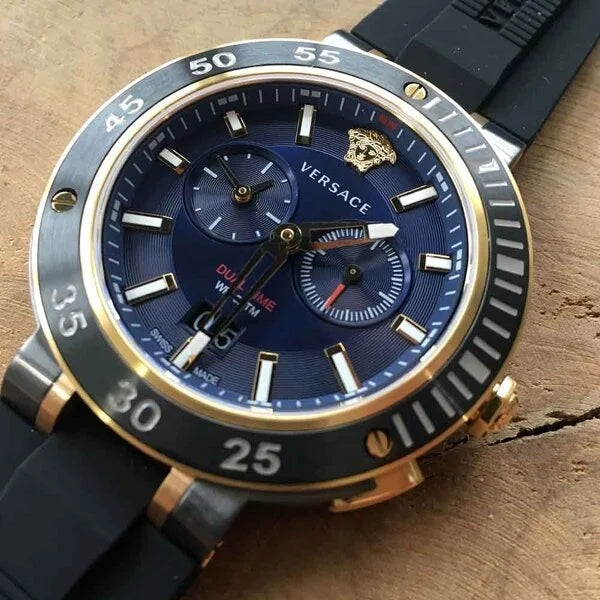Versace VECN00119 V-Extreme Pro Herrenuhr Dualtimer Markenuhren JLR Design