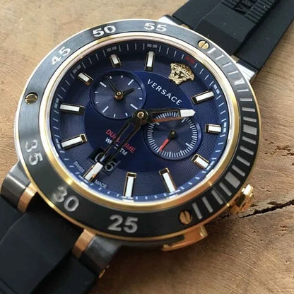 Versace VECN00119 V-Extreme Pro Herrenuhr Dualtimer Markenuhren JLR Design