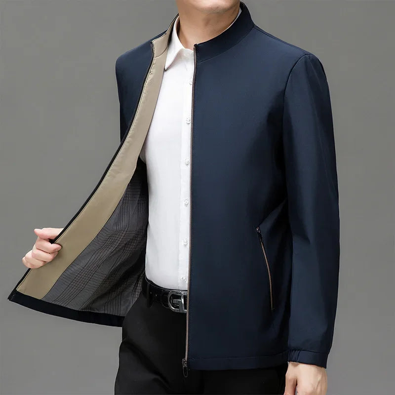 Vielseitig Businessjacke mit Stehkragen für Herren Jacke JLR Design