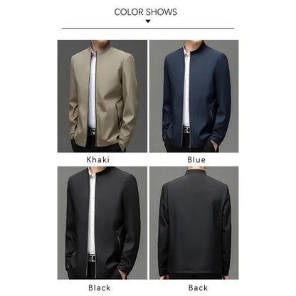 Vielseitig Businessjacke mit Stehkragen für Herren Jacke JLR Design