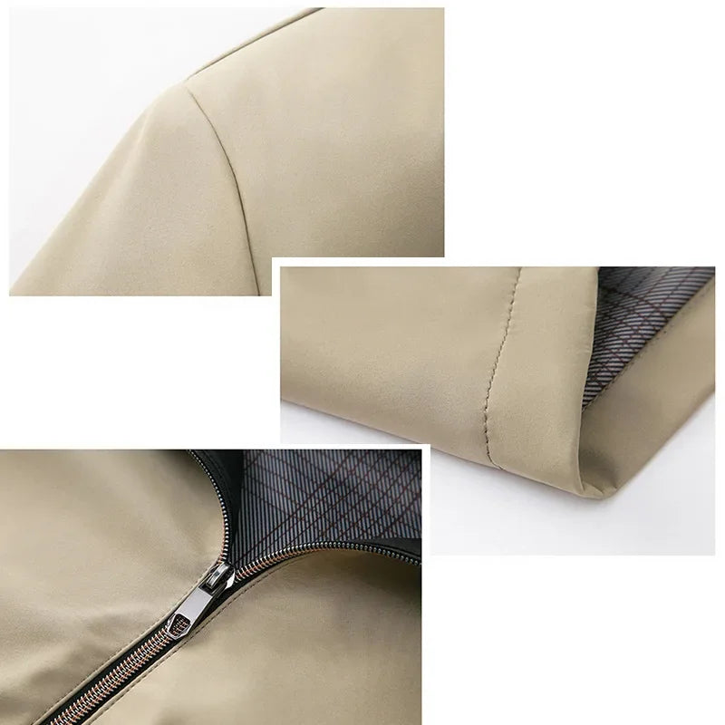 Vielseitig Businessjacke mit Stehkragen für Herren Jacke JLR Design