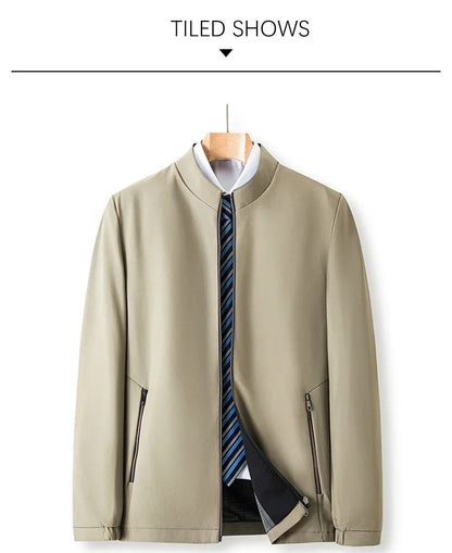 Vielseitig Businessjacke mit Stehkragen für Herren Jacke JLR Design