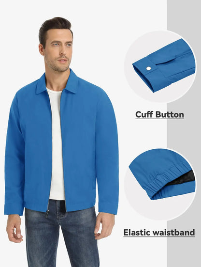 Vielseitige Herren Bomberjacke: Leichte, wasserabweisende Jacke für Freizeit & Business Bomberjacke JLR Design