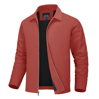 Vielseitige Herren Bomberjacke: Leichte, wasserabweisende Jacke für Freizeit & Business Bomberjacke JLR Design