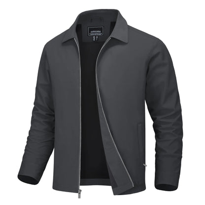 Vielseitige Herren Bomberjacke: Leichte, wasserabweisende Jacke für Freizeit & Business Bomberjacke JLR Design