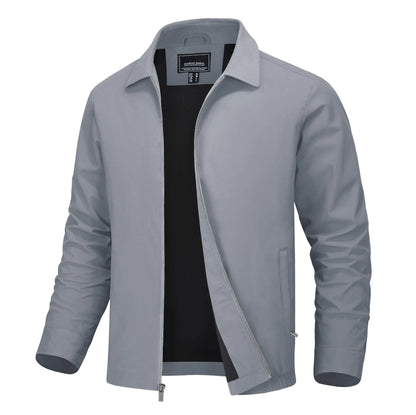 Vielseitige Herren Bomberjacke: Leichte, wasserabweisende Jacke für Freizeit & Business Bomberjacke JLR Design