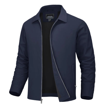 Vielseitige Herren Bomberjacke: Leichte, wasserabweisende Jacke für Freizeit & Business Bomberjacke JLR Design