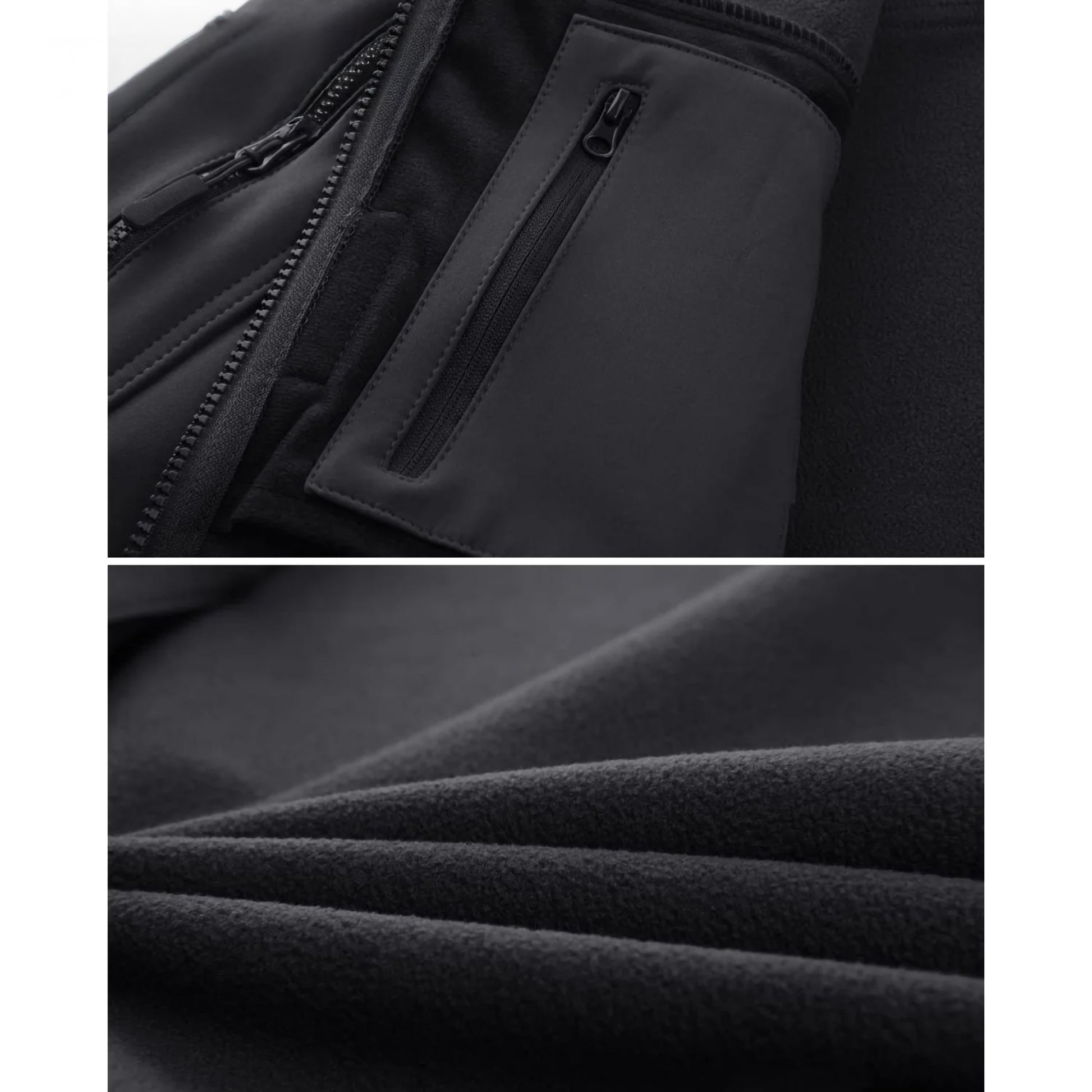 Vielseitige Herren-Outdoorjacke – Warmes Fleece-Futter und winddicht Jacke JLR Design