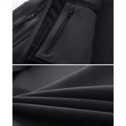 Vielseitige Herren-Outdoorjacke – Warmes Fleece-Futter und winddicht Jacke JLR Design