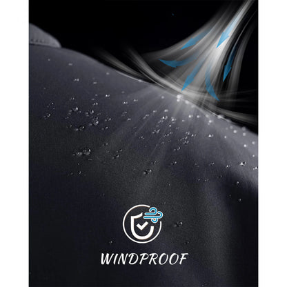 Vielseitige Herren-Outdoorjacke – Warmes Fleece-Futter und winddicht Jacke JLR Design