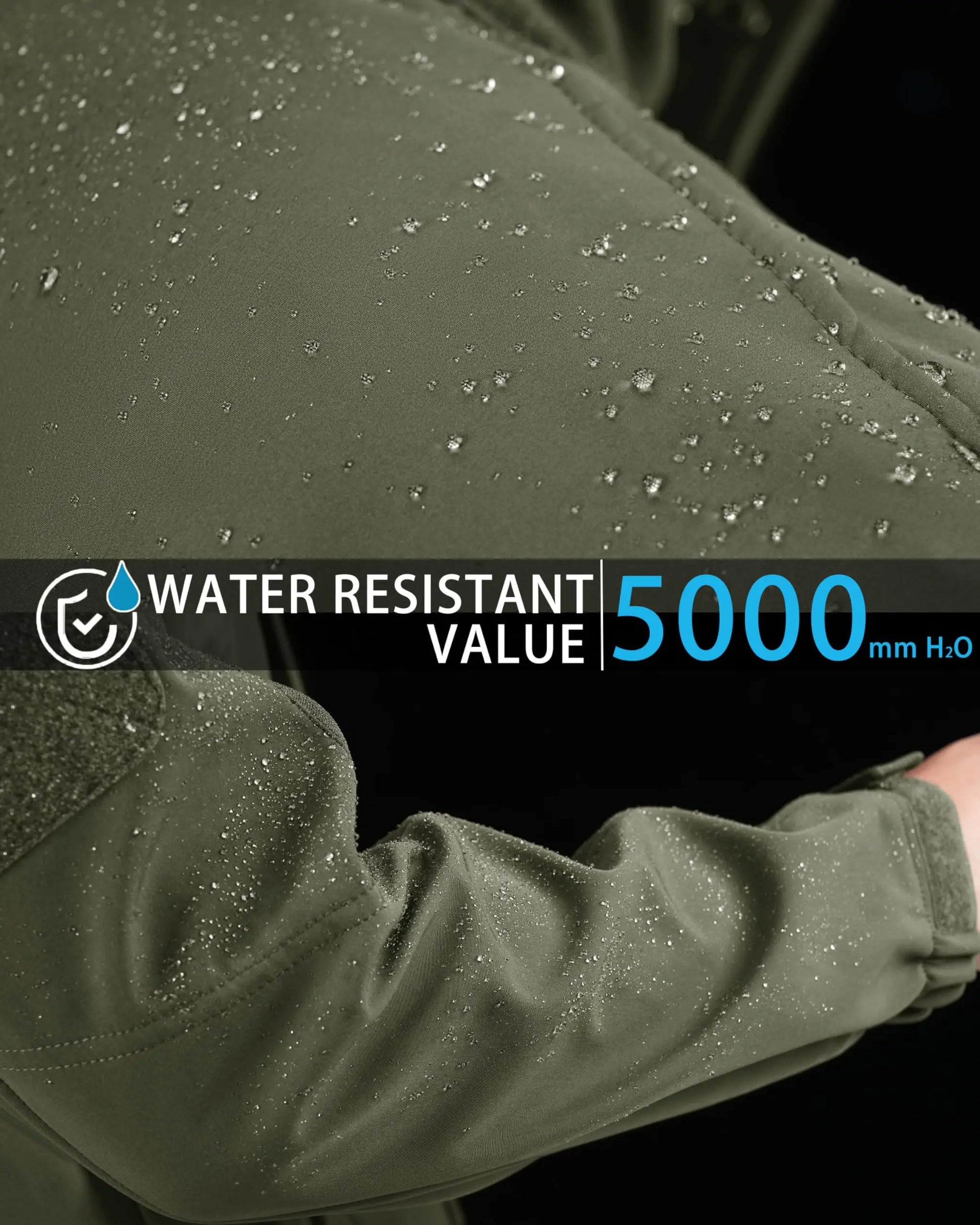 Vielseitige Herren-Outdoorjacke – Warmes Fleece-Futter und winddicht Jacke JLR Design