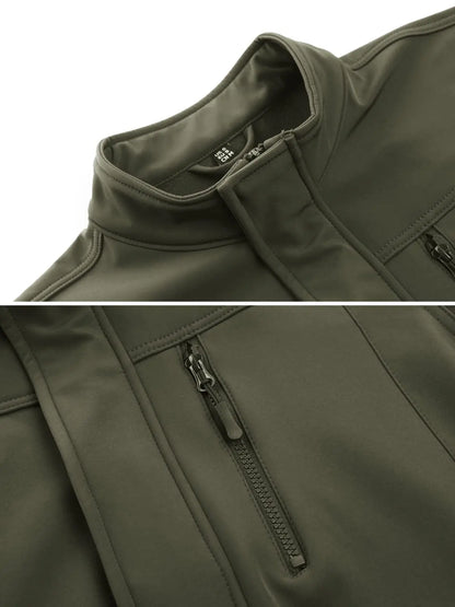 Vielseitige Herren-Outdoorjacke – Warmes Fleece-Futter und winddicht Jacke JLR Design