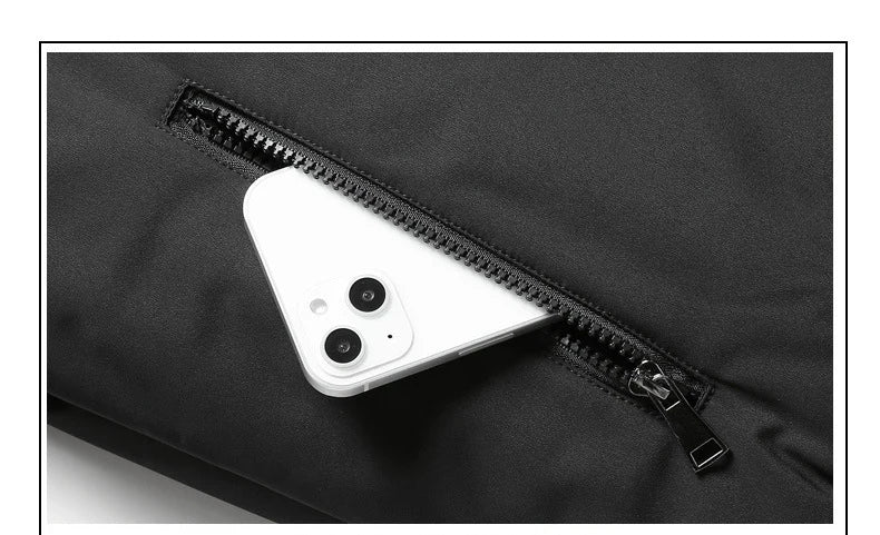 Warme Fleece-Jacke mit Stehkragen für Herren Jacke JLR Design