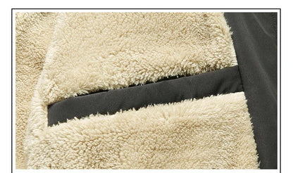 Warme Fleece-Jacke mit Stehkragen für Herren Jacke JLR Design