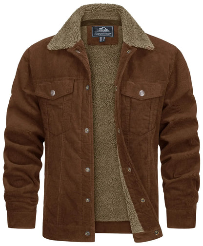 warme-herren-cordjacke-mit-fleecefutter-robuster-trucker-stil-mit-vielen-taschen-jacke-jlr-design-10 - JLR Design