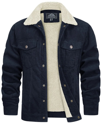 warme-herren-cordjacke-mit-fleecefutter-robuster-trucker-stil-mit-vielen-taschen-jacke-jlr-design-12 - JLR Design