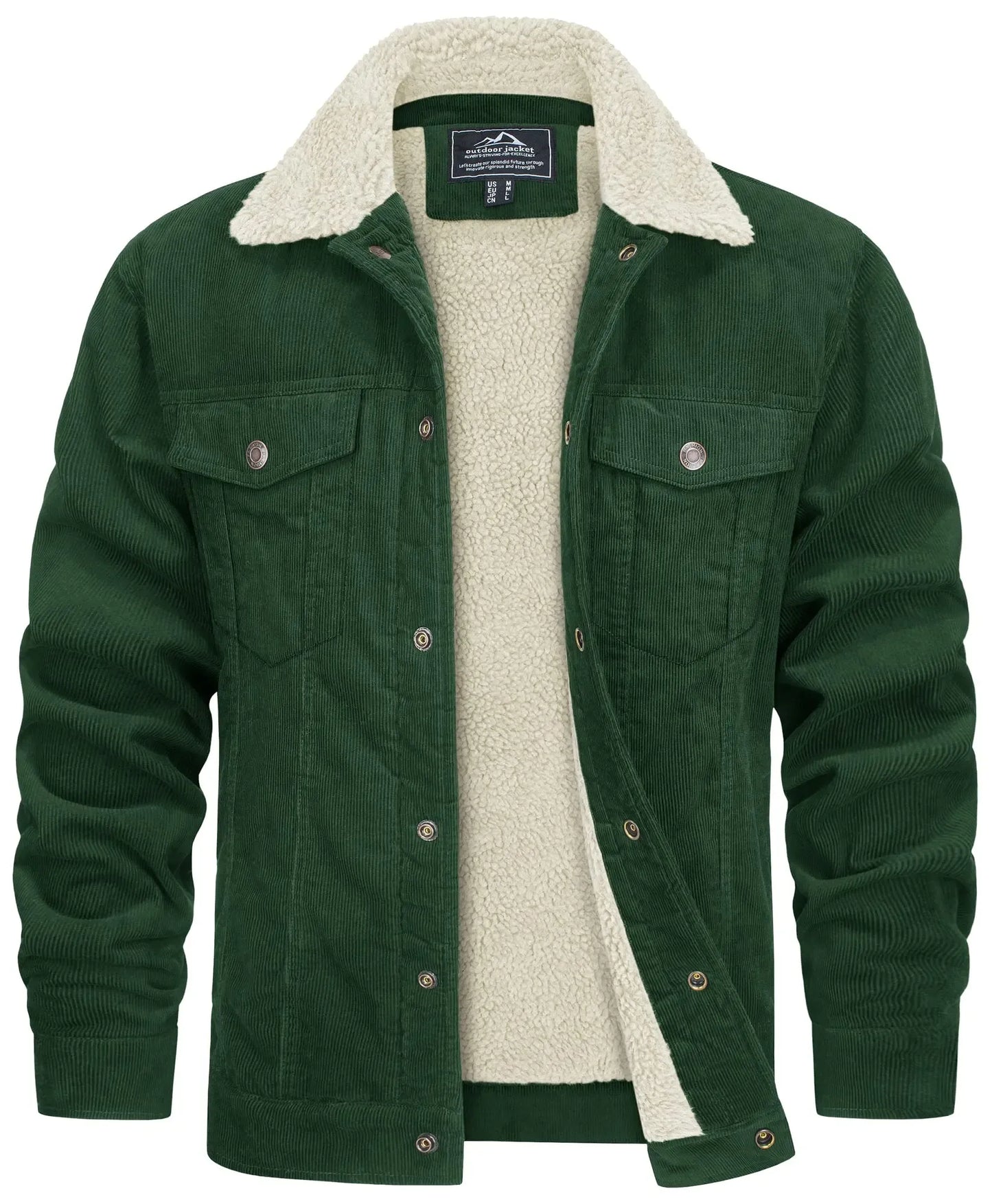 warme-herren-cordjacke-mit-fleecefutter-robuster-trucker-stil-mit-vielen-taschen-jacke-jlr-design-14 - JLR Design