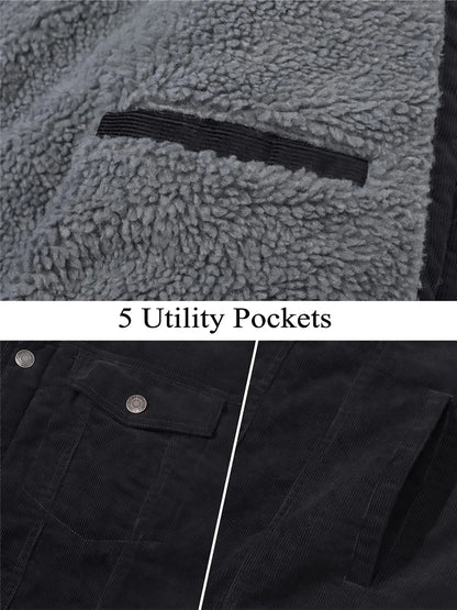 warme-herren-cordjacke-mit-fleecefutter-robuster-trucker-stil-mit-vielen-taschen-jacke-jlr-design-4 - JLR Design