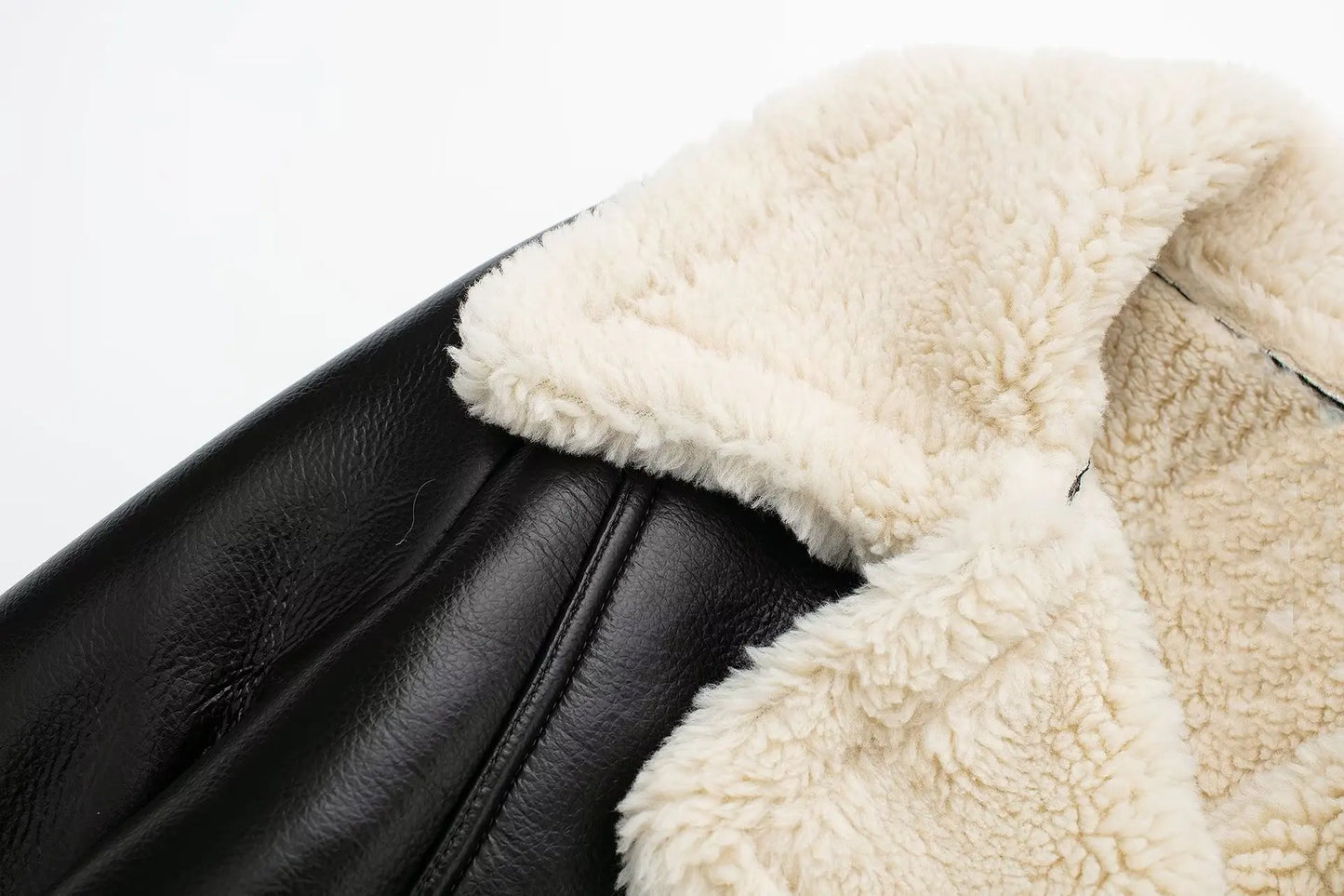 Warme Kurze Teddyfell Jacke Jacke JLR Design