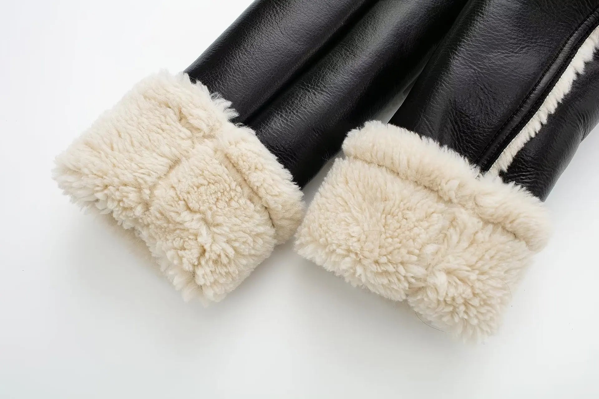 Warme Kurze Teddyfell Jacke Jacke JLR Design