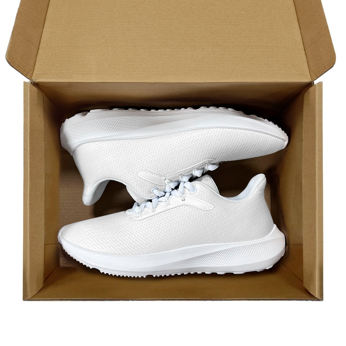 Weiße AeroWave Performance Laufschuhe Sneakers JLR Design