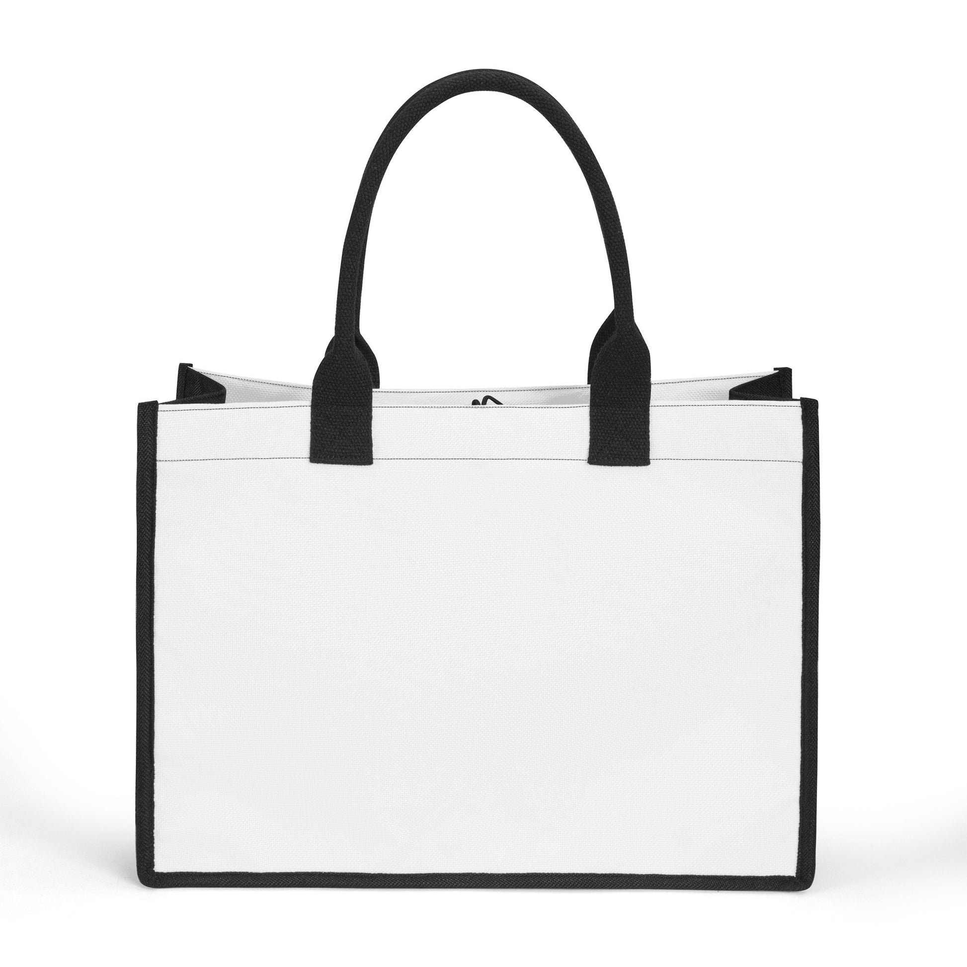 Weiße Canvas Shopper Tasche Einkaufstasche JLR Design