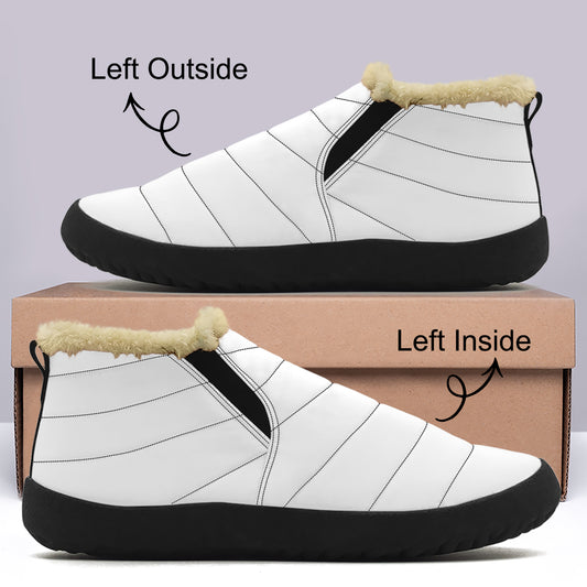 Weiße Faux Fur Slipper Slipper JLR Design