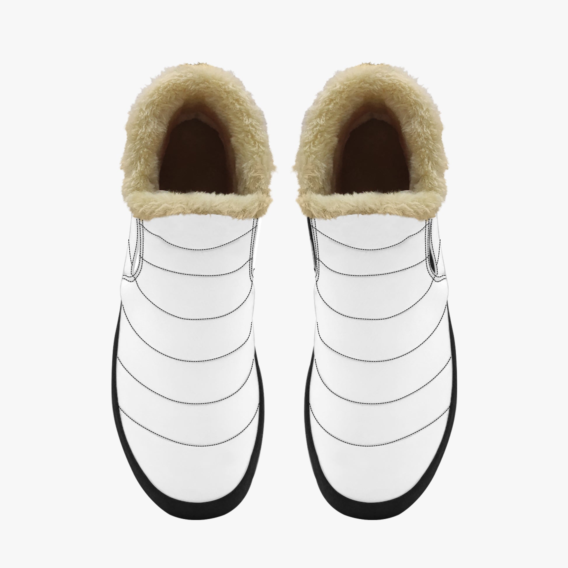 Weiße Faux Fur Slipper Slipper JLR Design
