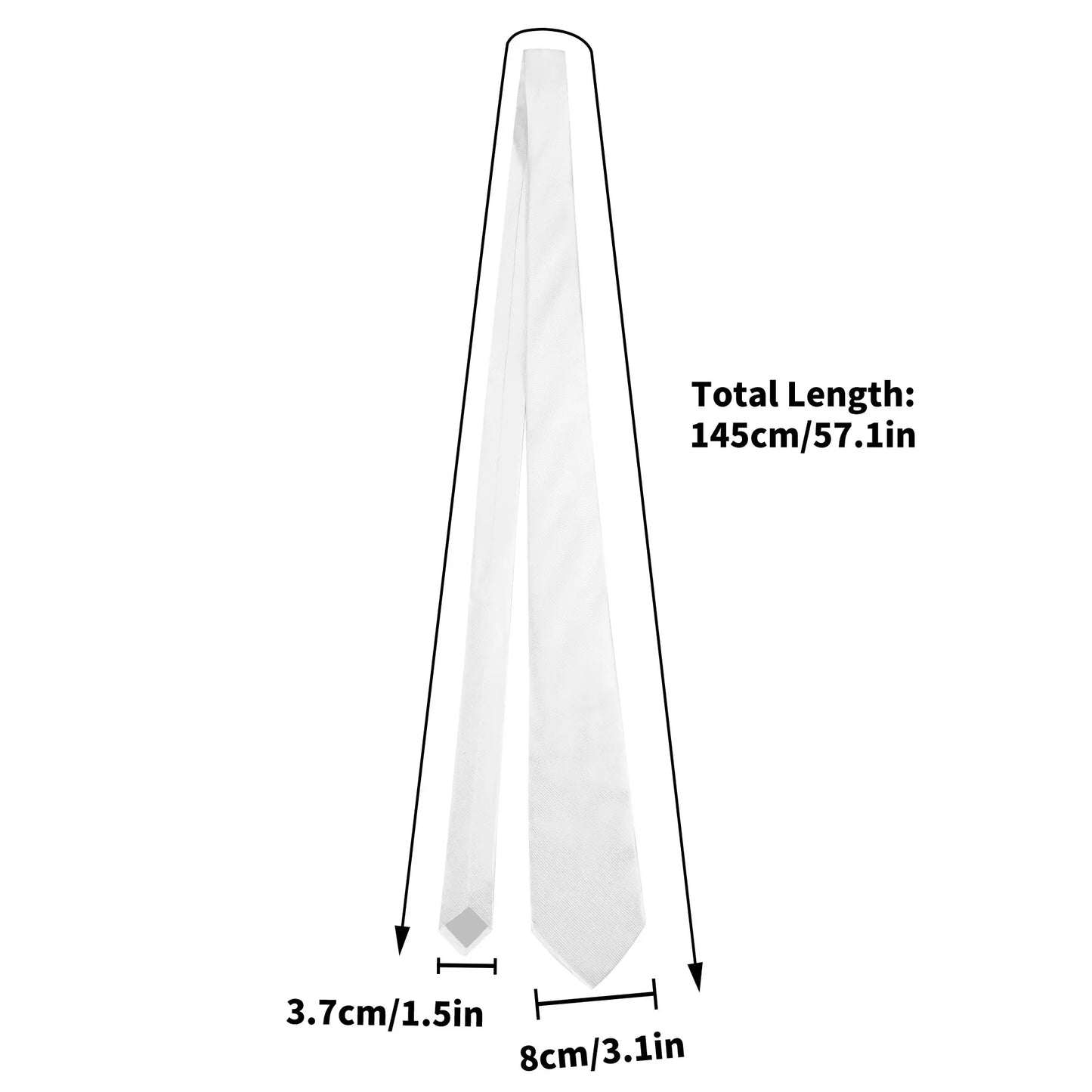 weisse-krawatte-krawatte-jlr-design-63445 - JLR Design