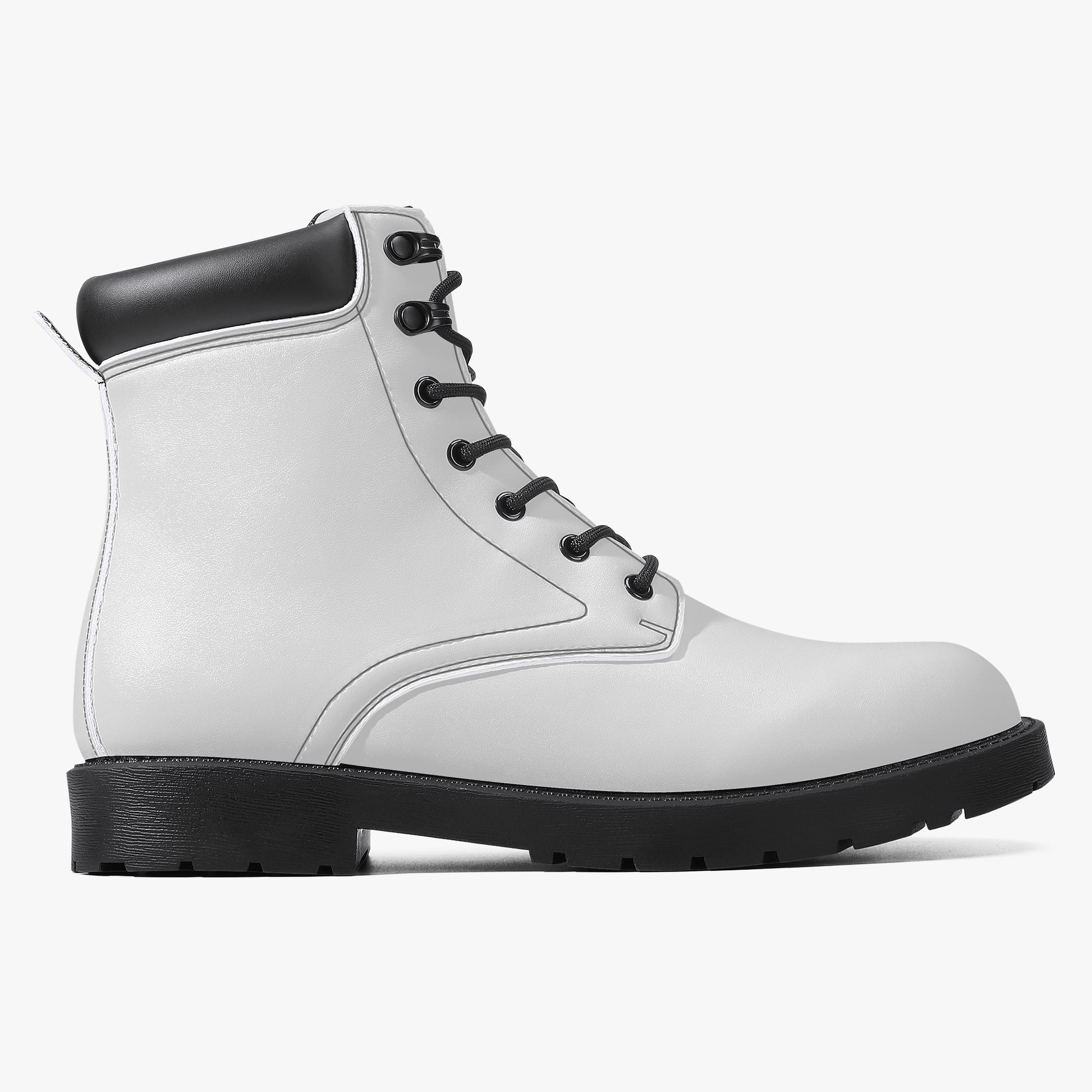 Weiße Leder Boots | Stylische und Warme Winterstiefel Boots JLR Design