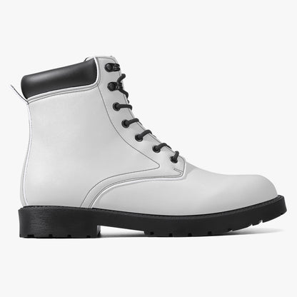 Weiße Leder Boots | Stylische und Warme Winterstiefel Boots JLR Design