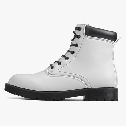 Weiße Leder Boots | Stylische und Warme Winterstiefel Boots JLR Design