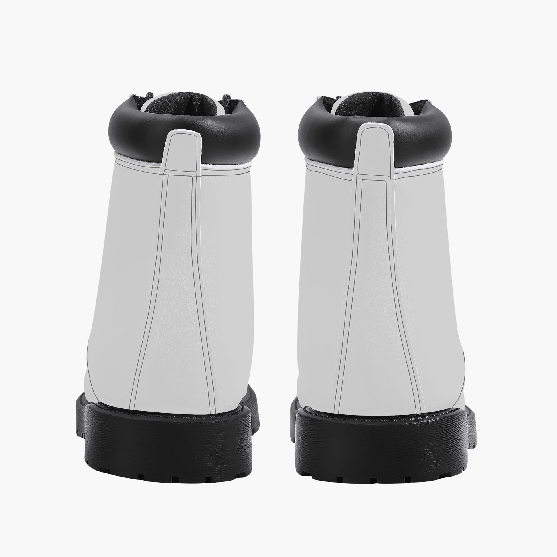 Weiße Leder Boots | Stylische und Warme Winterstiefel Boots JLR Design