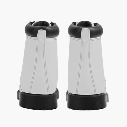 Weiße Leder Boots | Stylische und Warme Winterstiefel Boots JLR Design