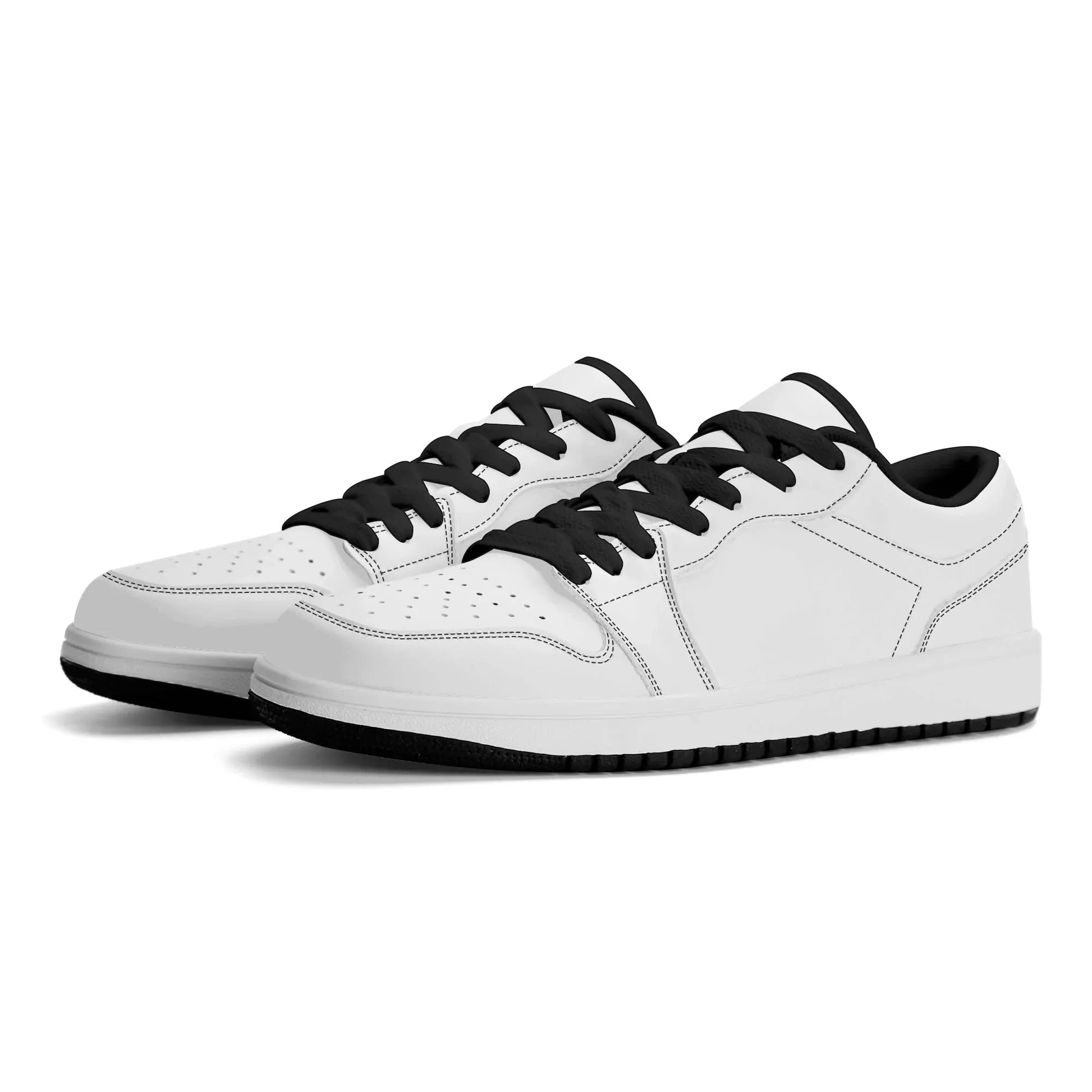 weisse-low-top-leder-sneaker-fur-damen-sneaker-jlr-design-36333 - JLR Design