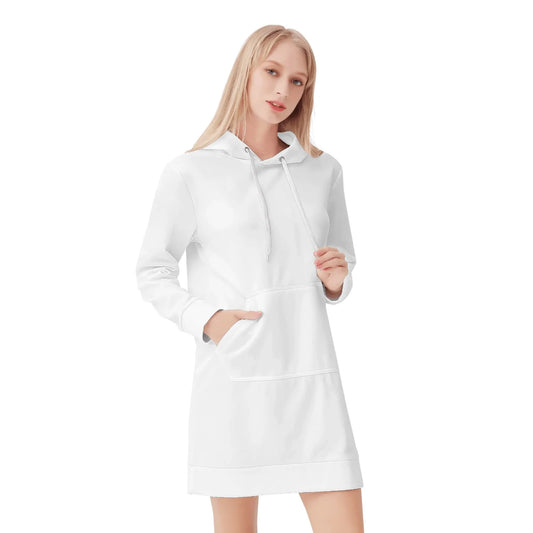 weisser-velvet-hoodie-dress-hoodiekleid-jlr-design-24969 - JLR Design