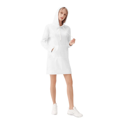 weisser-velvet-hoodie-dress-hoodiekleid-jlr-design-96088 - JLR Design