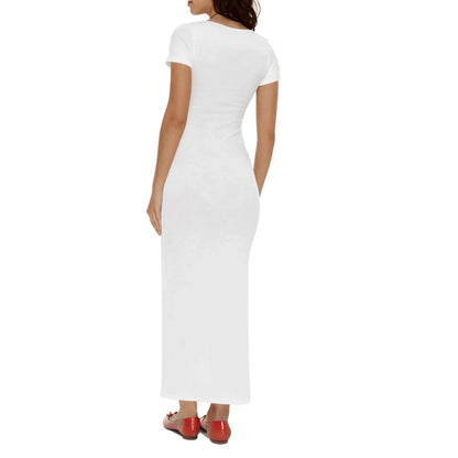 weisses-short-sleeve-long-dress-long-dress-jlr-design-73652 - JLR Design