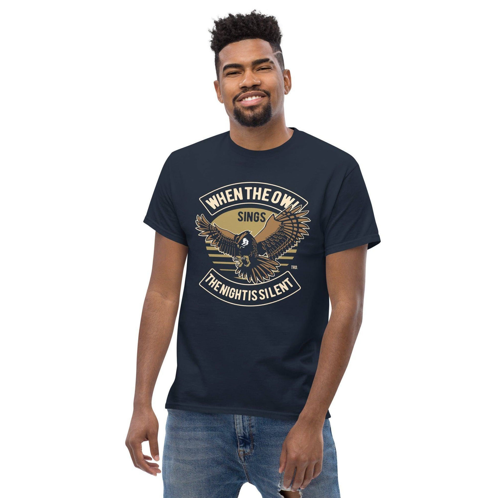 when-the-owl-sings-herren-t-shirt-t-shirt-jlr-design-10 - JLR Design