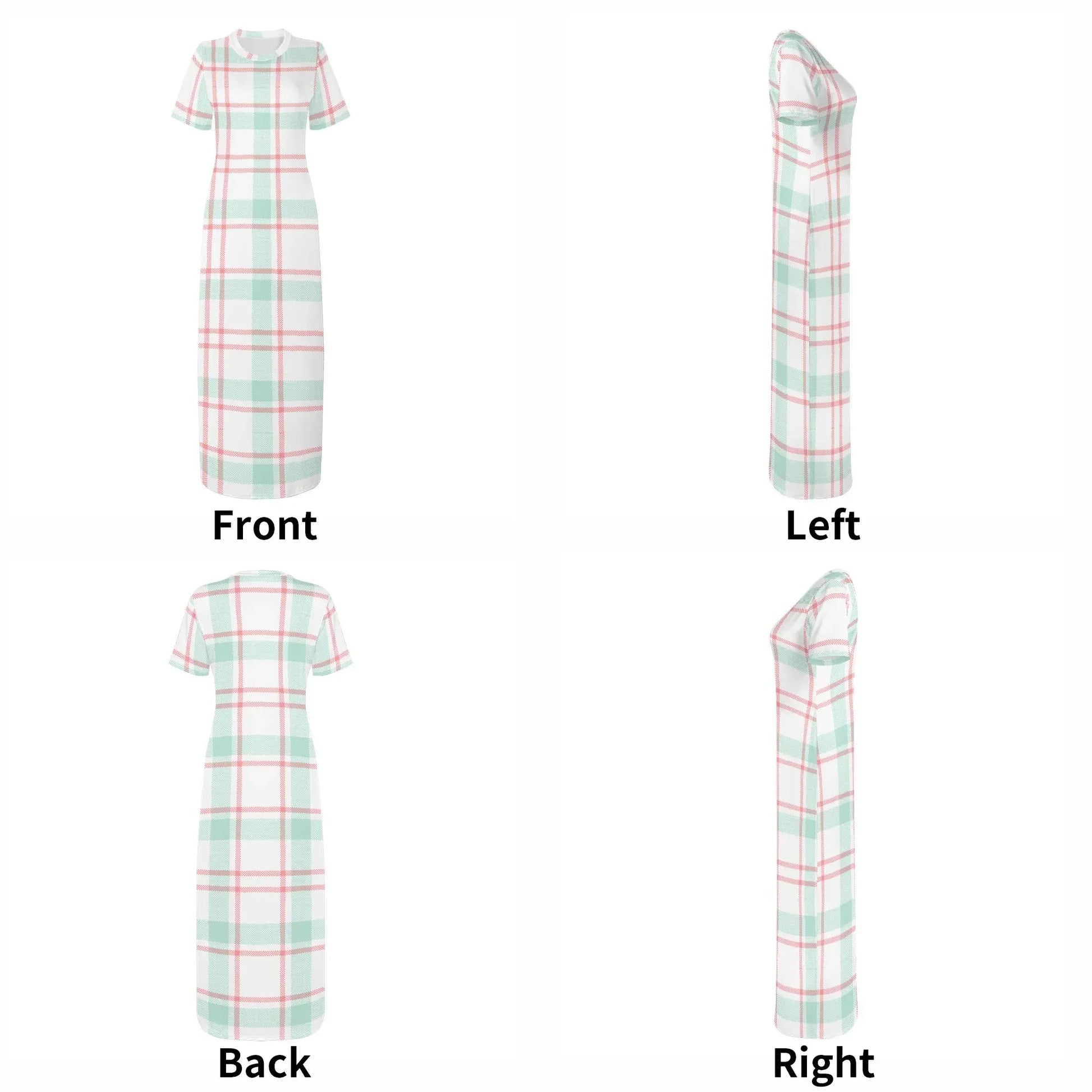white-flanell-short-sleeve-long-dress-long-dress-jlr-design-17249 - JLR Design