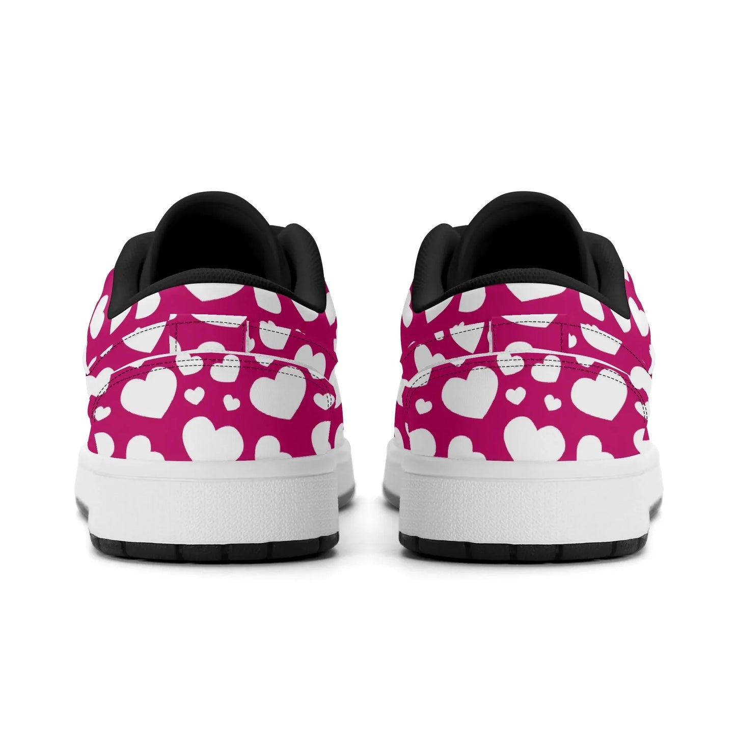 white-hearts-low-top-leder-sneaker-fur-damen-sneaker-jlr-design-17205 - JLR Design