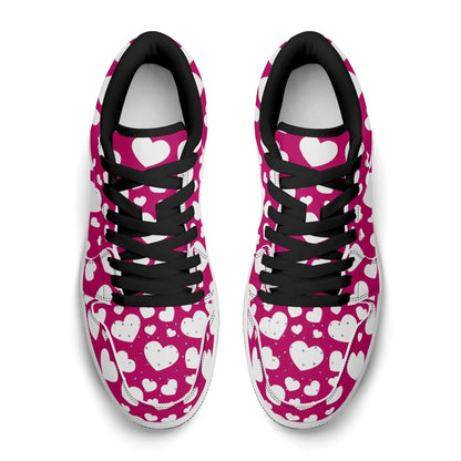 white-hearts-low-top-leder-sneaker-fur-damen-sneaker-jlr-design-79654 - JLR Design