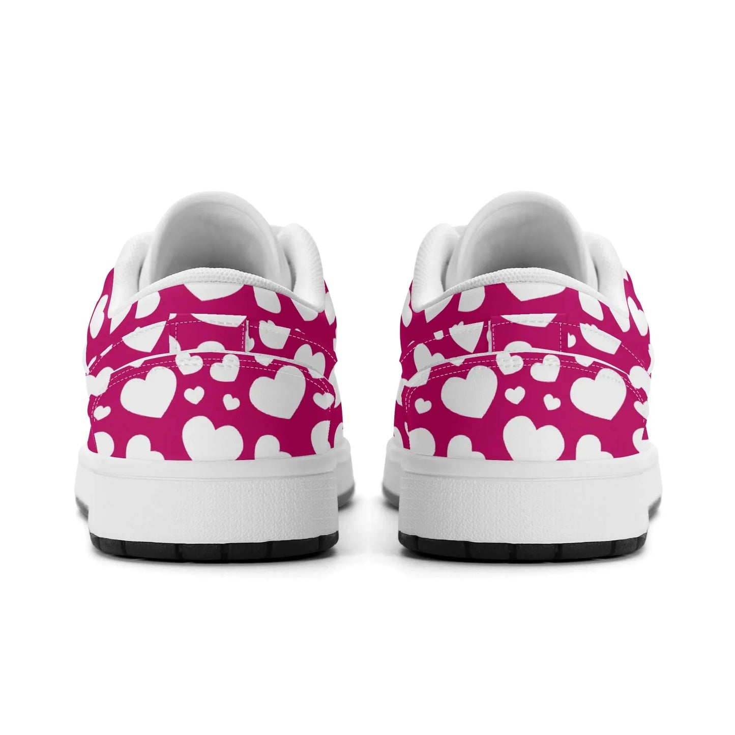 white-hearts-low-top-leder-sneaker-fur-damen-sneaker-jlr-design-92802 - JLR Design