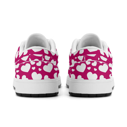 white-hearts-low-top-leder-sneaker-fur-damen-sneaker-jlr-design-92802 - JLR Design