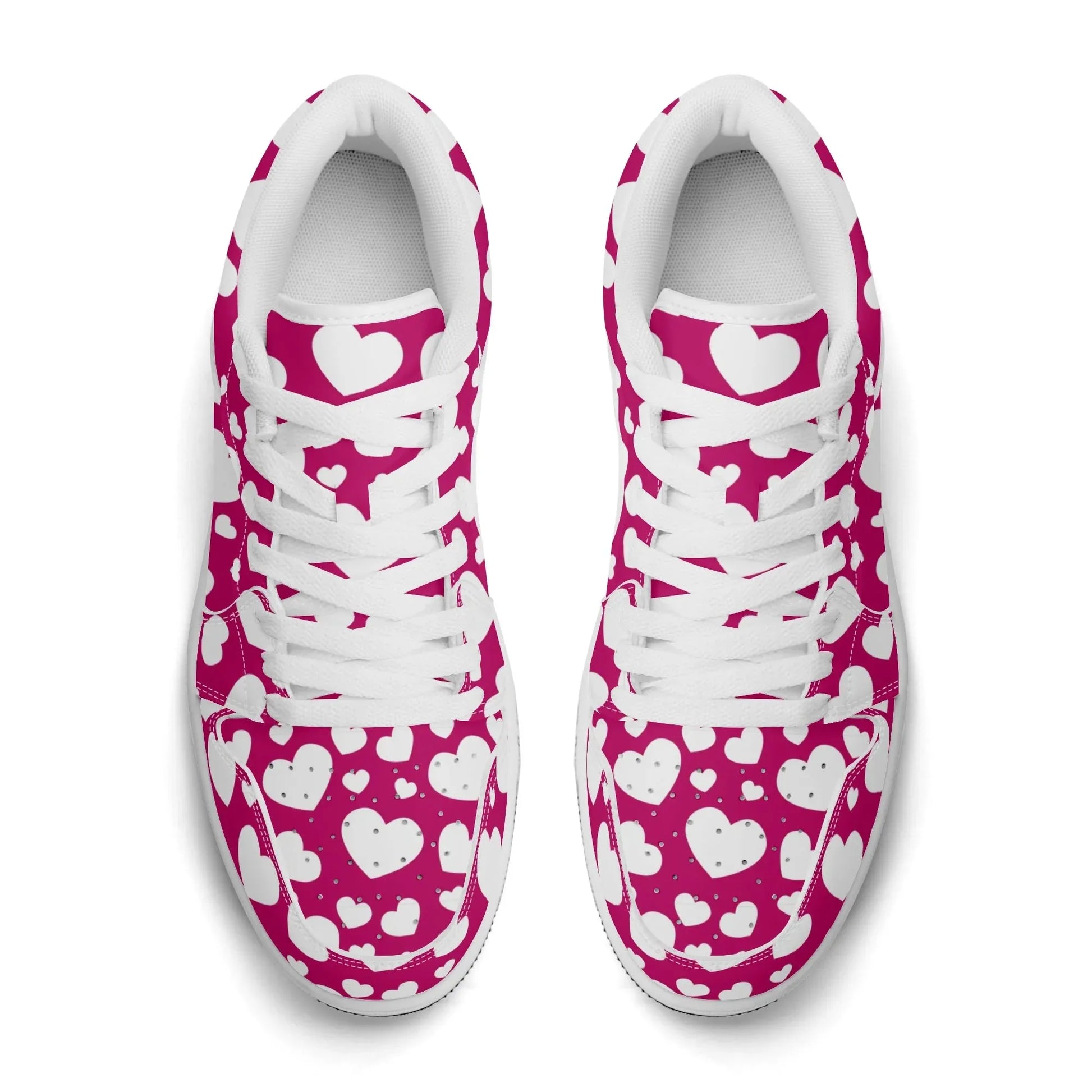 white-hearts-low-top-leder-sneaker-fur-damen-sneaker-jlr-design-17924 - JLR Design